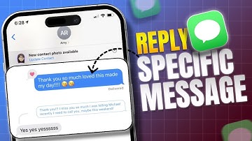How To Reply to a Specific Message on iPhone | Directly Reply to a Text in iMessage