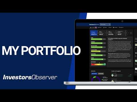 My Portfolio Tracker - InvestorsObserver