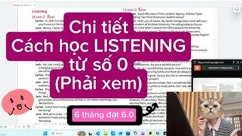 (Phải xem) Chi tiết từng bước học Listening từ số 0 ~ Free 100% ~ Những điều chưa ai nói với bạn