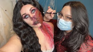 Dead Maid Make Up | Halloween Vlog 🎃