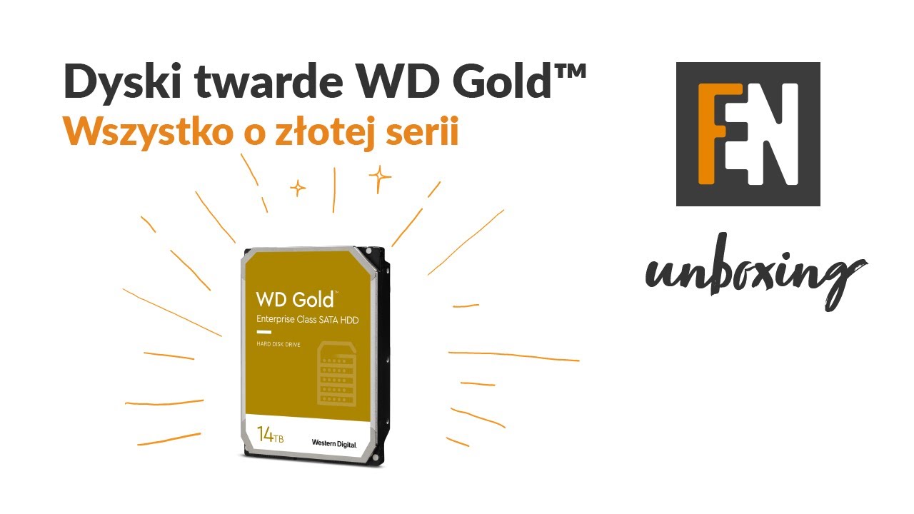 #unboxing | Dyski twarde WD Gold™ - wszystko o złotej serii