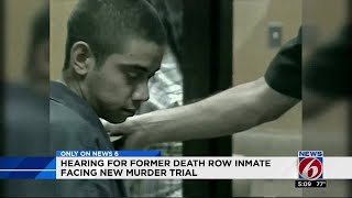 Hearing for former death row inmate facing new murder trial