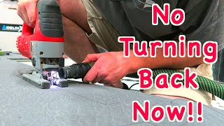 Cutting And Fiberglassing The Coosa Supports