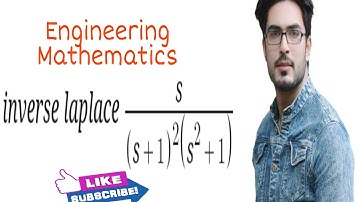 Laplace inverse of s/(s+1)^2(s^2+1) in few easy steps | Laplace inverse transfomation | #Btech #Gate