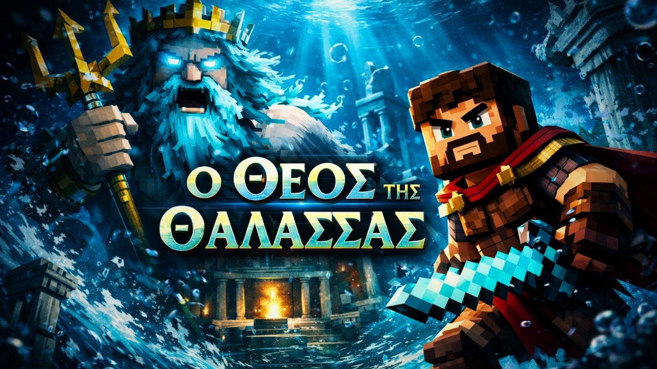 Ο ΘΕΟΣ ΤΗΣ ΘΑΛΑΣΣΑΣ ΣΤΟ MINECRAFT? | Minecraft Ancient Greece Server