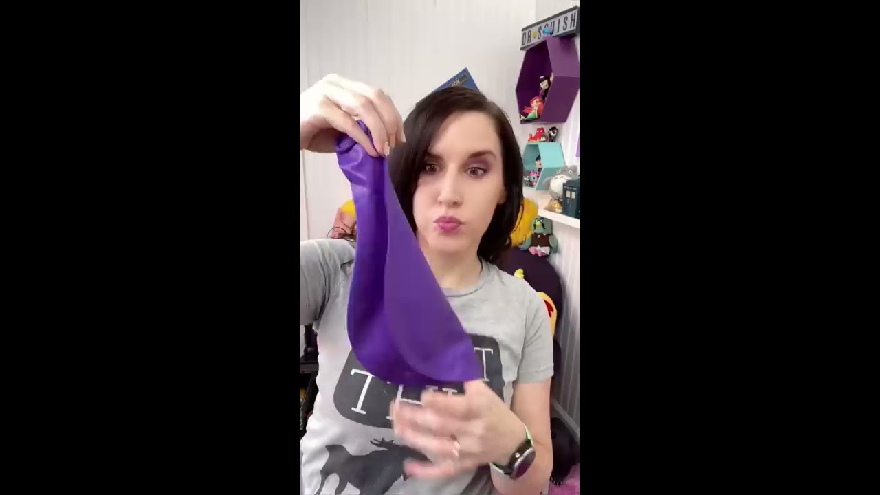 GIANT Purple Squishy Stress Ball