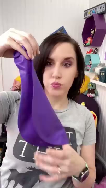 GIANT Purple Squishy Stress Ball