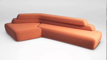 Moroso Rift sofa set 3D model from CGTrader.com