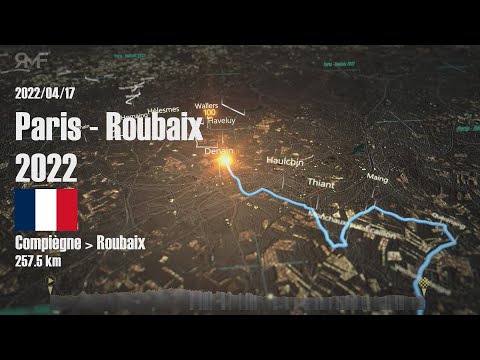 Paris - Roubaix 2022 - Route / Parcours / Animation / Profile