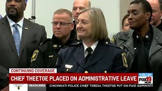 Cincinnati police chief placed on administrative leave