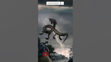 seekor naga raksasa keluar dari dalam tornado #shorts