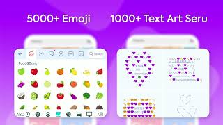 Facemoji Keyboard: Cute Themes, Emojisଘ😇ଓ, TikTok Secret Emojis, Emoticonଘ(੭*ˊᵕˋ)੭*, 🅕Ⓞ🅝Ⓣ🅢 screenshot 3