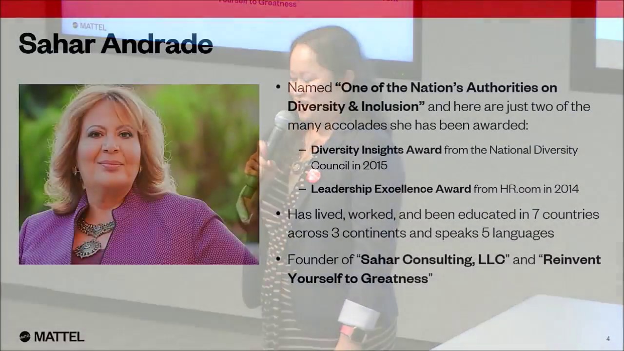 Closing the Gender Gap - 1 -: MATTEL Leadership Speakers' series - Gender Diversity Gap