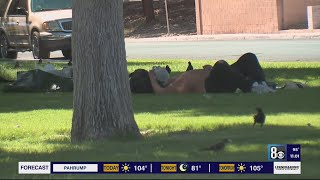Residents near Las Vegas park share frustrations over growing homeless population