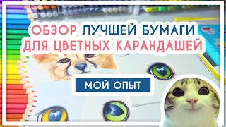 Лучшая бумага для цветных карандашей [Strathmore, Canson, SMLT, InkBerry, Maxgoodz]