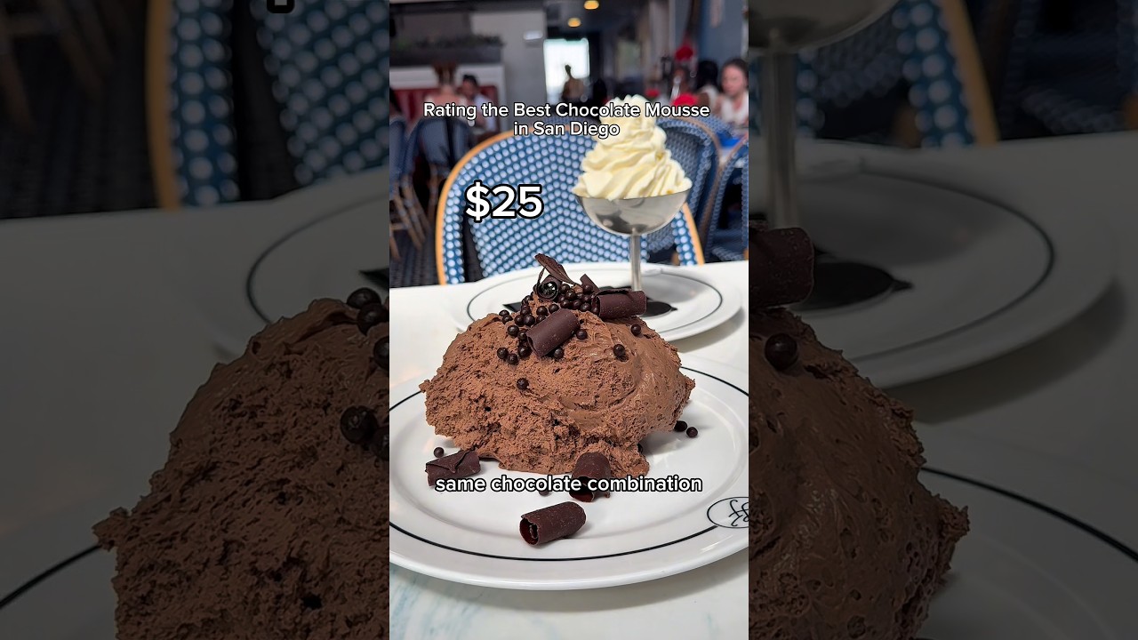 Rating the Best Chocolate Mousse in San Diego (Coronado) - Little Frenchie