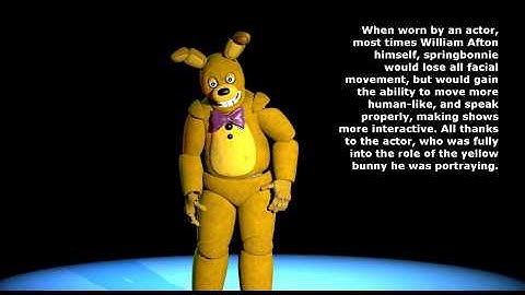 fnaf movie Fredbear and Springbonnie explained
