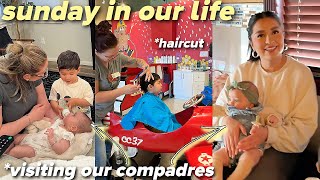 SUNDAY IN OUR LIFE // RESET, HAIRCUT, VISITING OUR COMPADRES