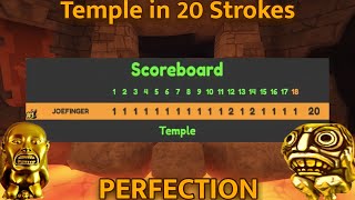 Temple in 20 Strokes • (Center Spawn) • Roblox Super Golf