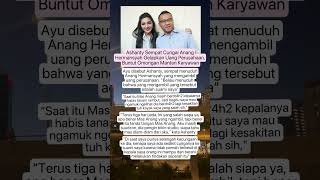 Ashanty Curigai Anang Hermansyah Gelapkan Uang Perusahaan Omongan Mantan Karyawan #shorts