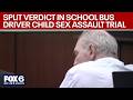 School bus driver child sex assault trial, jury reaches split verdict | FOX6 News Milwaukee