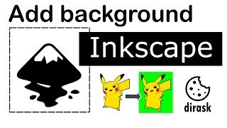 Inkscape how to add background to the SVG image