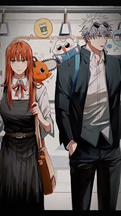 GOJO X MAKIMA [EDIT] #shorts #viral #anime #chainsawman #jujutsukaisen #gojo #makima #edit #amv