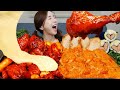 [Mukbang ASMR] 꾸덕꾸덕🍗 훌랄라 로제 바베큐 치킨 & 참숯치즈바베큐 Rose Barbecue Chicken & Cheese BBQ Eatingshow Ssoyoung