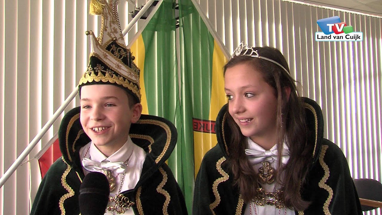 Uniek uitkomen 55ste Jeugdprins en prinses Overloon