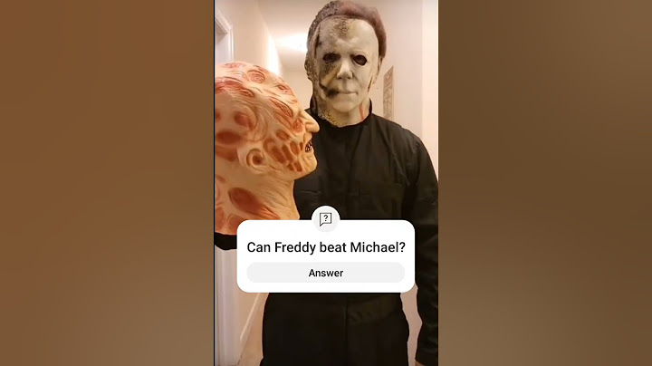 Michael Myers FINDS A FREDDY KRUEGER MASK! #shorts #halloween #party #summer #facts