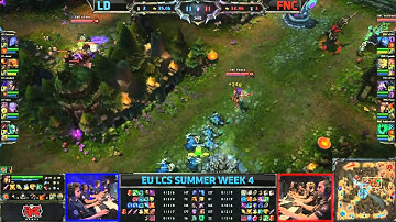 LemonDogs (LD) vs Fnatic (FNC) || EU LCS Summer 2013 W4D1 || Full Game HD