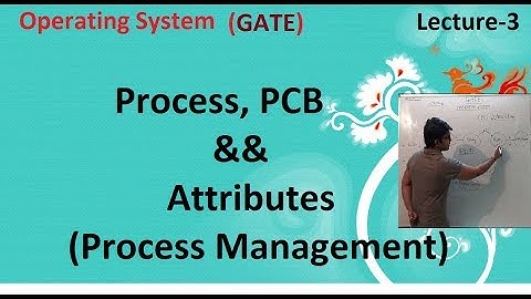 Process control Block(PCB), Attributes, Context Switching, Process Management OS (GATE) lecture 3