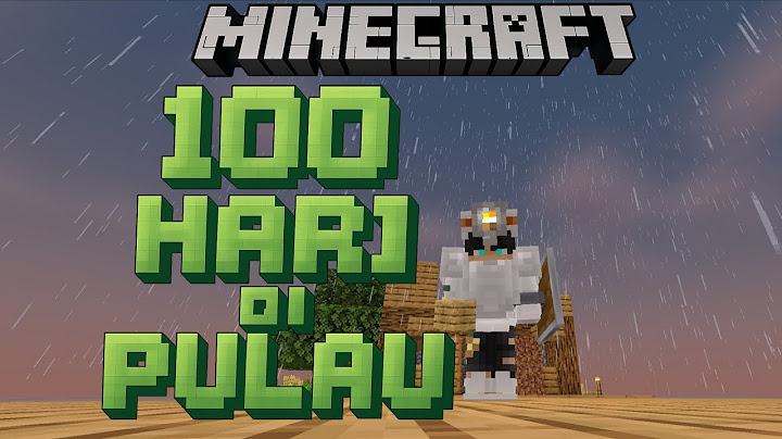 Minecraft 100 hari di pulau terpencil di sebuah samudra, 100 hari Minecraft bertahan hidup di pulau