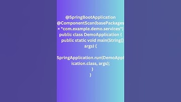 Spring Boot’s Secret Radar: @ComponentScan Explained #springboot #coding #interviewprep #java