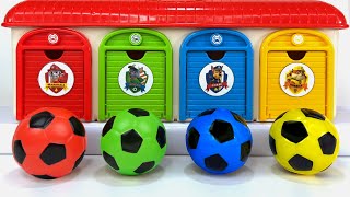 Oddly Satisfying Garage l 4 Soccer Balls FROM 4 Color ASMR Garage AND Rainbow Beads & Cutting ASMR by Francy ASMR 45,358 views 3 weeks ago 2 minutes, 20 seconds