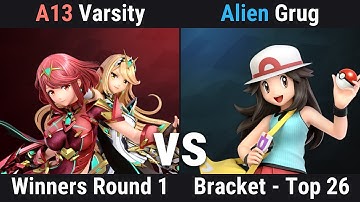[Grugvitational] Bracket - A13 | Varsity (Pyra / Mythra) VS Alien | Grug (Pokémon Trainer)