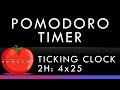 Pomodoro Timer 2 Hours Black Screen Ticking Clock рџЌ Pomodoro Timer 2 Hours Black Screen Ticking Clock рџЌ