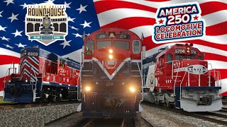 The America 250 Locomotive Celebration & Parade: Nonstop Patriotic Action From Sunrise to Sunset!
