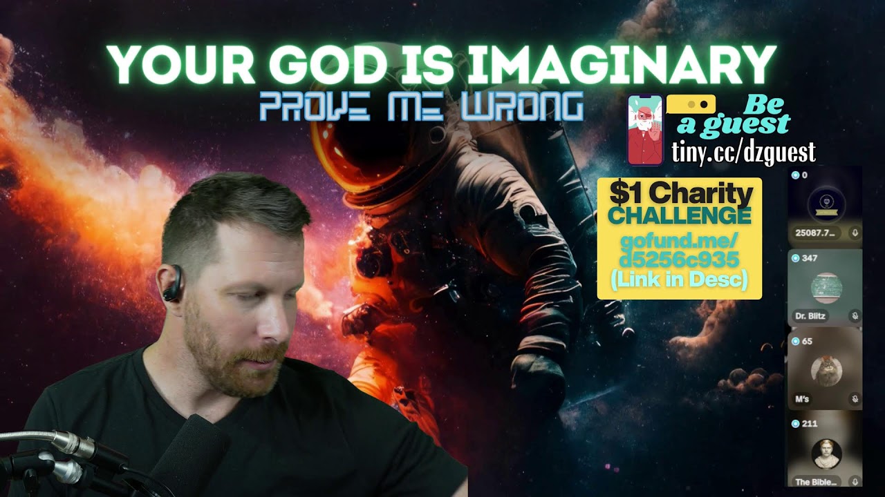 LIVE DEBATE [God is Imaginary] 9-19-2025 | DZ Debates