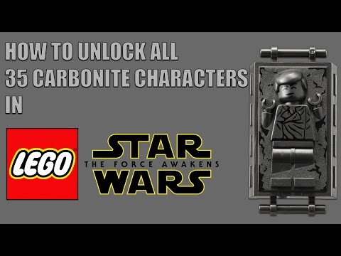 Video: LEGO Star Wars Force Awakens Carbonite Brick Lokasi - Millennium Falcon, D'Qar, Takadona