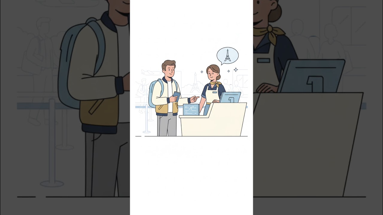 At the Airport in French | L'Aéroport! 🇫🇷 