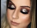 Maquiando cliente #42 Esfumado Glam com Glitter Multicromático