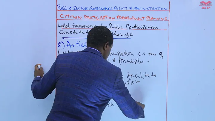 Legal Framework for Public Participation