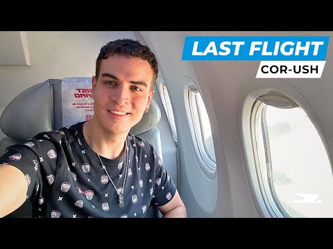 Last flight of 2023: Córdoba to Ushuaia Nonstop ✈ Aerolíneas Argentinas Longest Flight