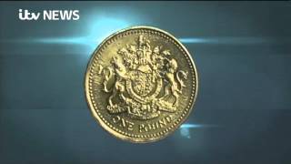 Last round pound coin minted