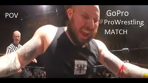 Pro Wrestling 1080p HD - POV - GO PRO - Professional Wrestling FIRST OF ITS KIND【多摩ルチャス】シバター vs 瓦井寿也
