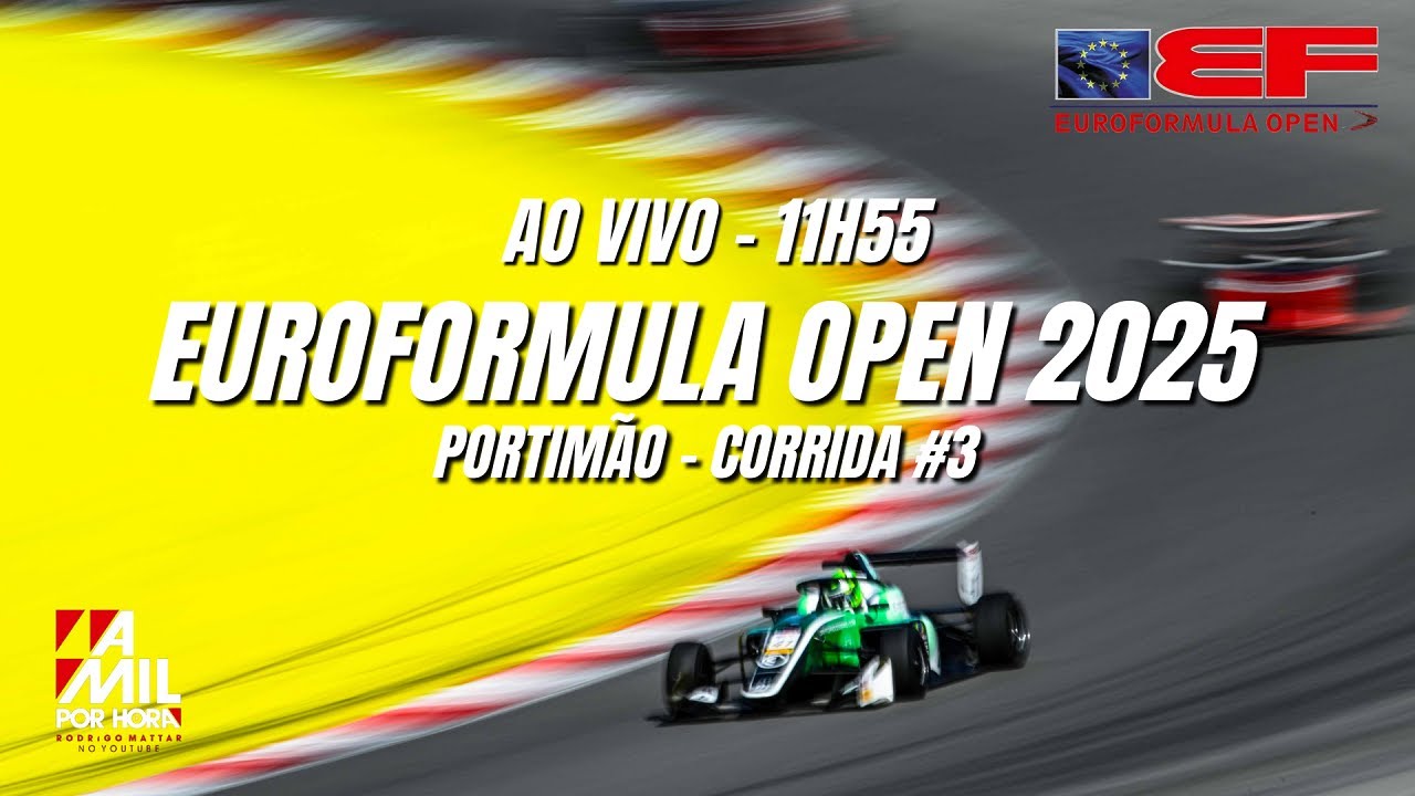 🟪 EUROFORMULA OPEN 2025 | PORTIMÃO - 3ª CORRIDA | AO VIVO E COM IMAGENS