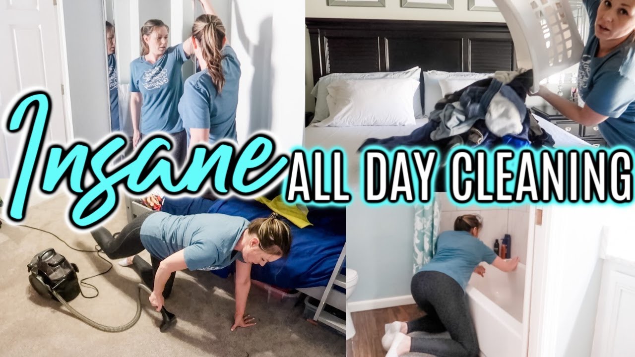 MEGA ALL DAY CLEAN WITH ME 2020 | EXTREME CLEANING MOTIVATION | DEEP CLEANING