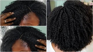 The Most Natural Looking Kinky Curly Crochet Braid Hairstyle. screenshot 2