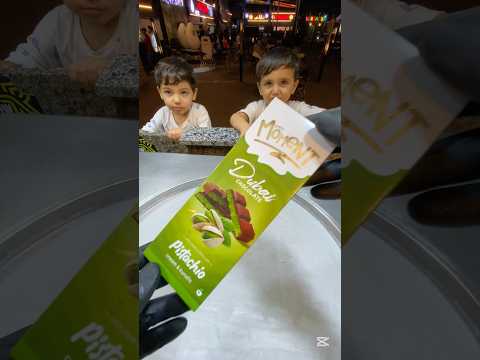 ايس كريم رول شوكولاته دبي